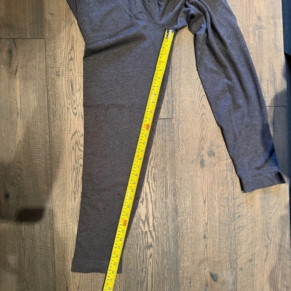 H&M Basics Grey  Purple Split Hem Lounge Pants Soft Comfortable Loungewear EUC - Picture 4 of 14
